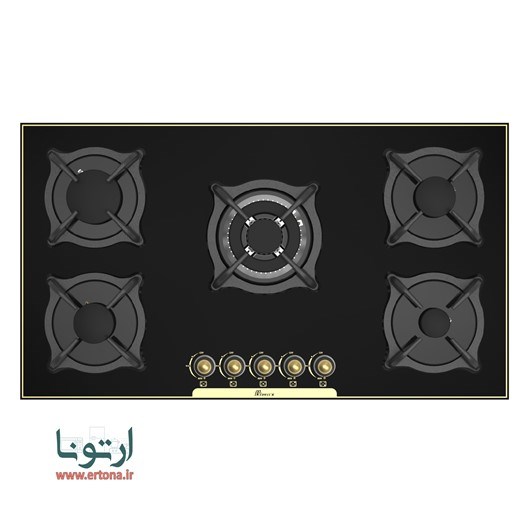 اجاق شیشه‌ای بیمکث مدل 5087 مشکی